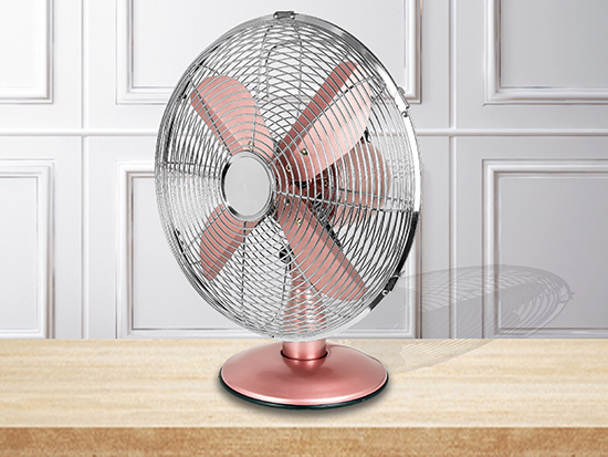 12” Rose Gold Desk Fan